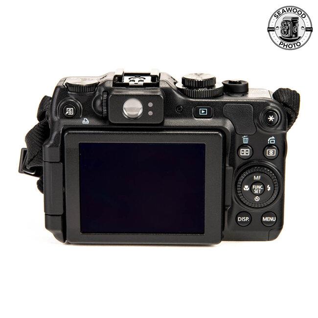 Canon PowerShot G12 10MP Digital Camera + battery, charger, strap GOOD+