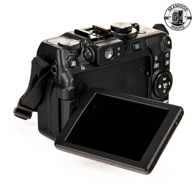 Canon PowerShot G12 10MP Digital Camera + battery, charger, strap GOOD+