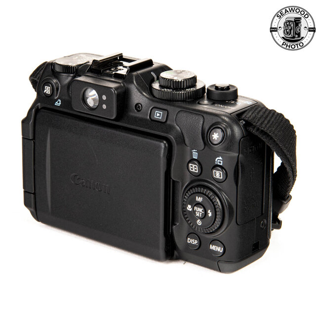 Canon PowerShot G12 10MP Digital Camera + battery, charger, strap GOOD+