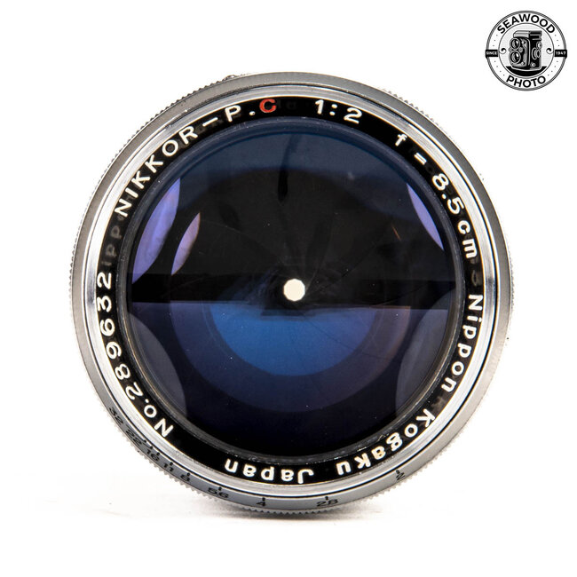 Nikon Nikkor-P.C 8.5cm 85mm f/2 Lens in Leica M39 Mount EXCELLENT