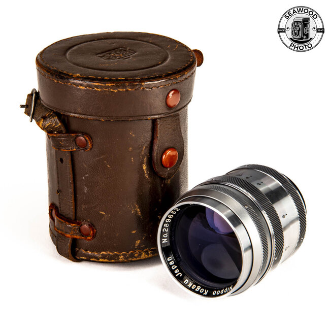 Nikon Nikkor-P.C 8.5cm 85mm f/2 Lens in Leica M39 Mount EXCELLENT