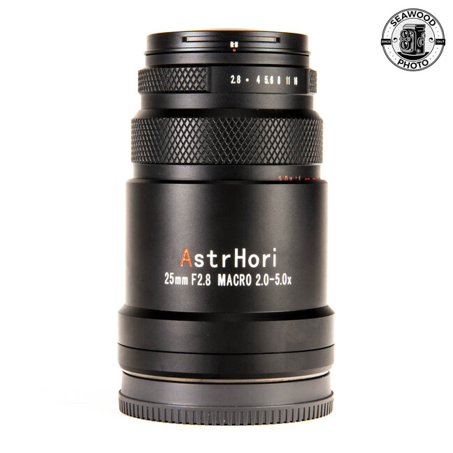 AstrHori 25mm f/2.8 2-5x Ultra Macro Full Frame Sony E EXCELLENT