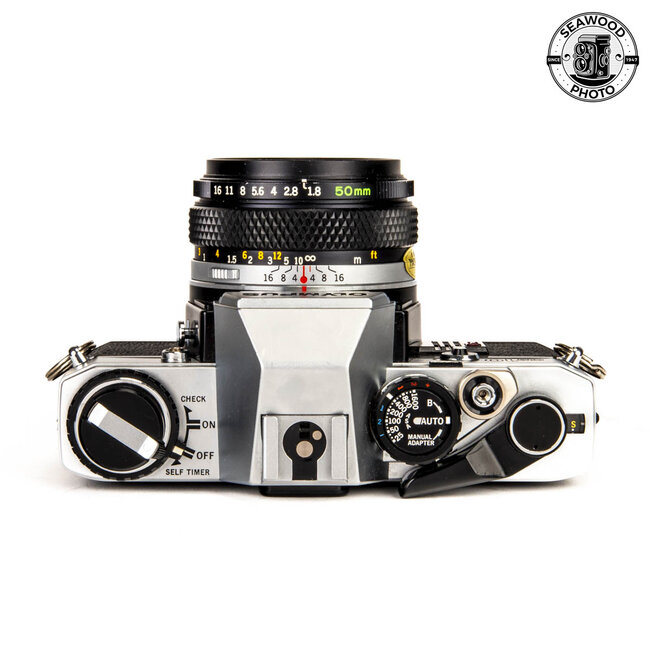 Olympus OM10 35mm SLR w/ Zuiko Auto-S 50mm f/1.8 GOOD+