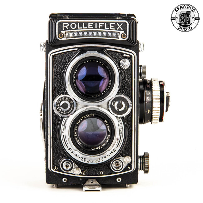 Rolleiflex 3.5E (1956) w/Zeiss 75mm f/3.5 Planar GOOD