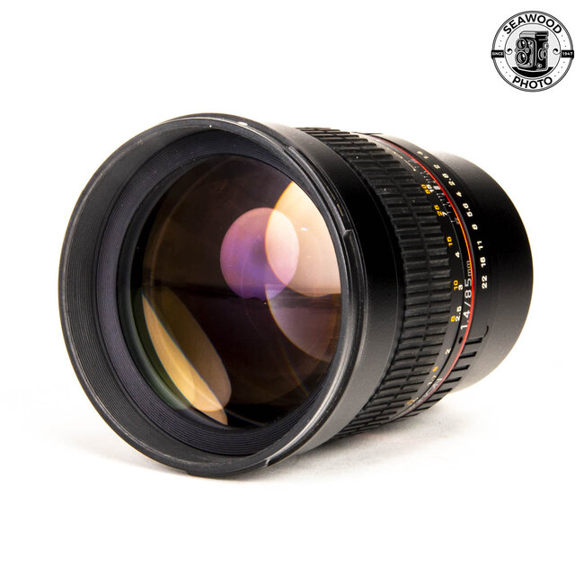 Rokinon 85mm F1.4 MF Lens for Fujifilm X-Mount GOOD+