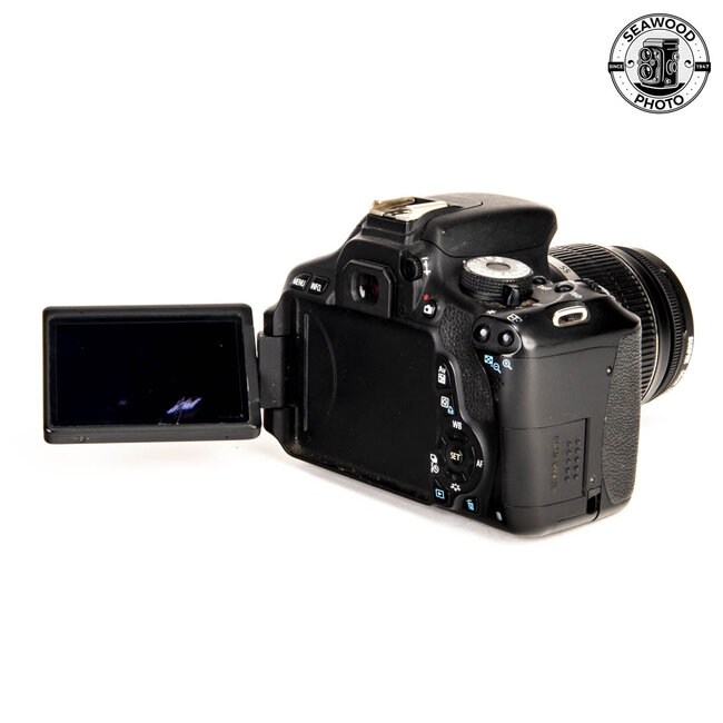 Canon EOS Rebel T3i 18mp w/EF 18-55mm IS  GOOD+