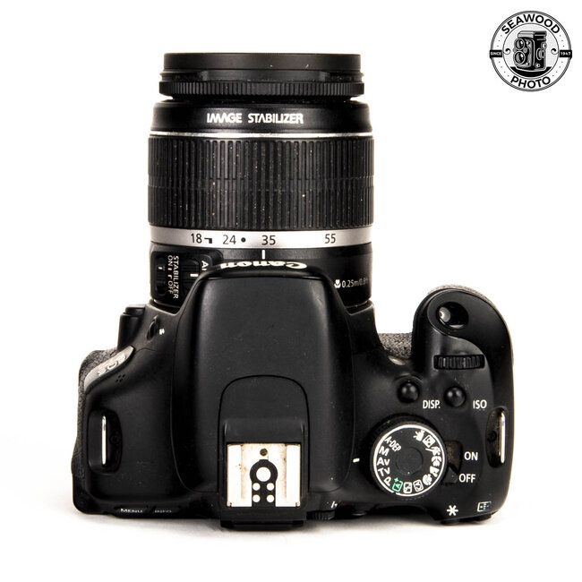 Canon EOS Rebel T3i 18mp w/EF 18-55mm IS  GOOD+