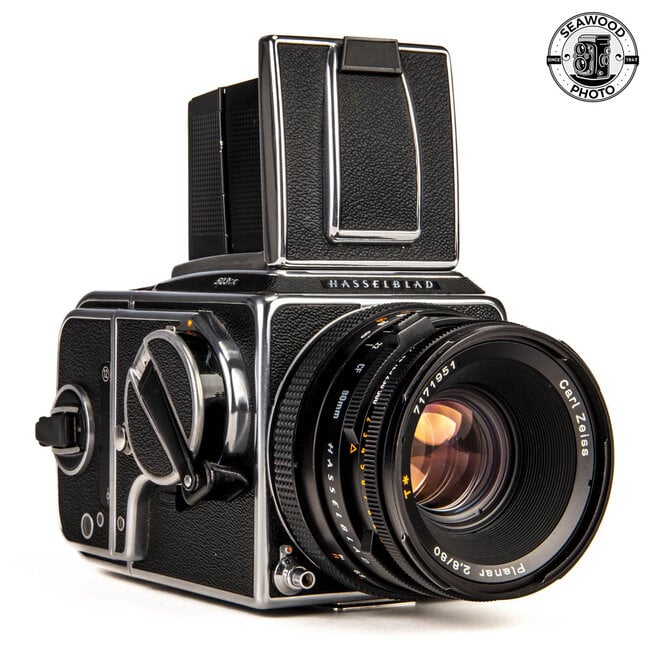 Hasselblad 503CW w/80mm f2.8 CF, A12, WLF GOOD+