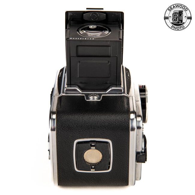 Hasselblad 503CX w/80mm f2.8 CF, A12, WLF GOOD+
