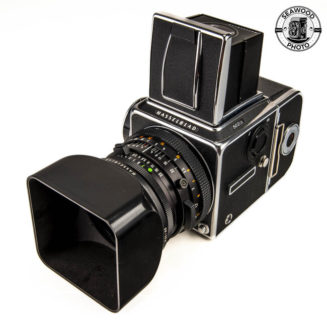Hasselblad 503CW w/80mm f2.8 CF, A12, WLF GOOD+