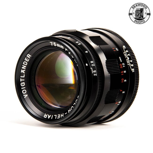 Voigtlander Color Heliar 75mm f/2.5 MC LTM EXCELLENT