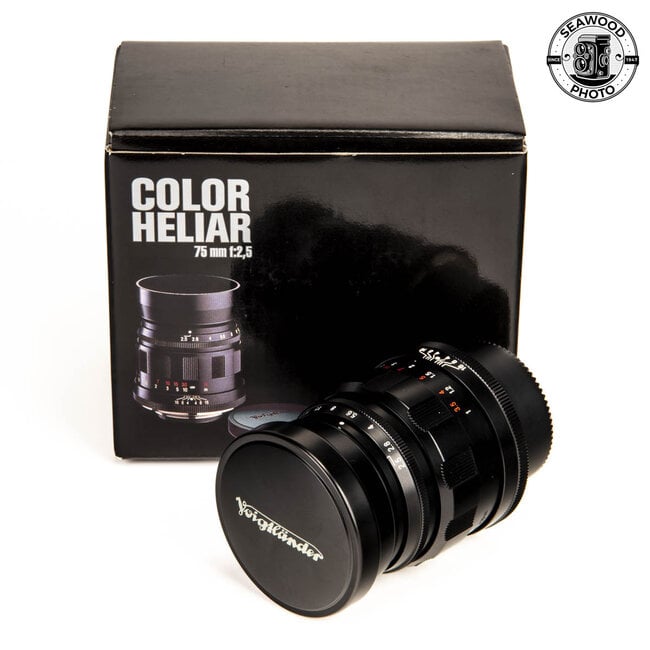 Voigtlander Color Heliar 75mm f/2.5 MC LTM EXCELLENT