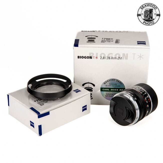 Zeiss Biogon T* 28mm f/2.8 ZM (Black) LIKE NEW