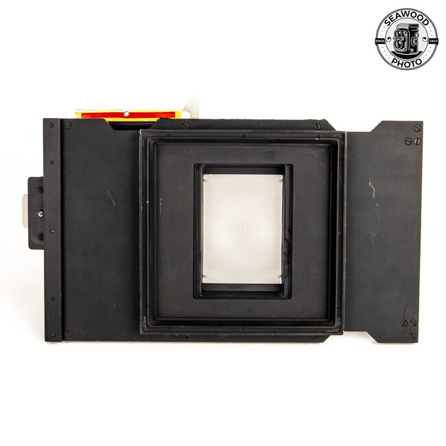 Sinar Rapid Sliding Adapter with Magnifier and Graflex 6x7 120 Roll Film Back GOOD