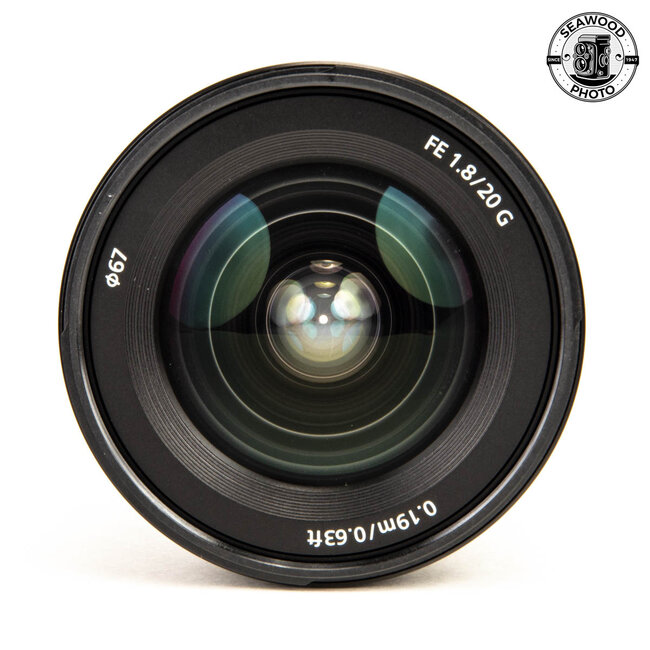 Sony FE 20mm f/1.8 G. SEL20F18G. EXCELLENT