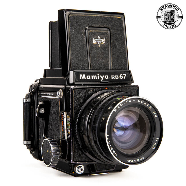 Mamiya RB67 Pro w/65mm f4.5 GOOD-