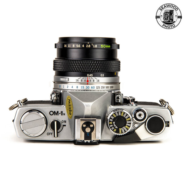 Olympus OM-1N w/ Zuiko Auto-S 50mm f/1.8 GOOD+