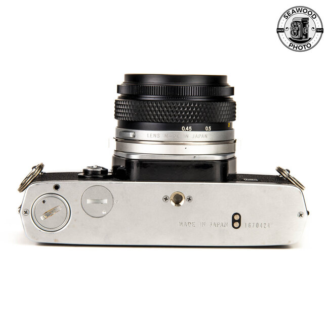 Olympus OM-1N w/ Zuiko Auto-S 50mm f/1.8 GOOD+