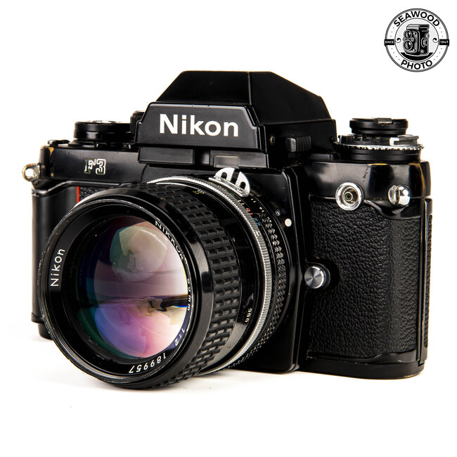 Nikon F3 w/ Nikkor 85mm f/2 Ai GOOD