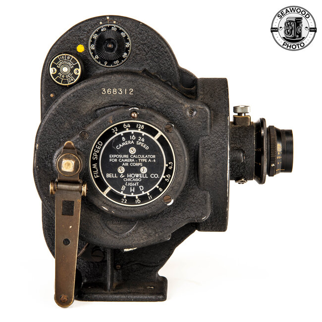 Bell & Howell 35mm WWII Eyemo Type A-4 US Air Corps w/2" Eyemax f2.8 GOOD+