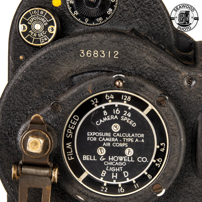 Bell & Howell 35mm WWII Eyemo Type A-4 US Air Corps w/2" Eyemax f2.8 GOOD+