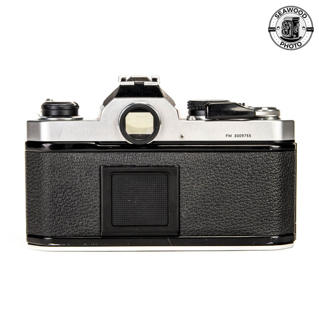 Nikon FM Silver w/50mm f1.8 AI-S GOOD+