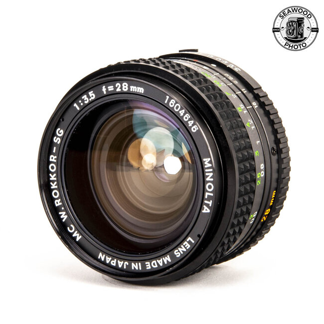 Minolta MC Rokkor SG 28mm f/3.5 MD EXCELLENT