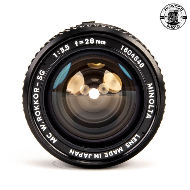 Minolta MC Rokkor SG 28mm f/3.5 MD EXCELLENT