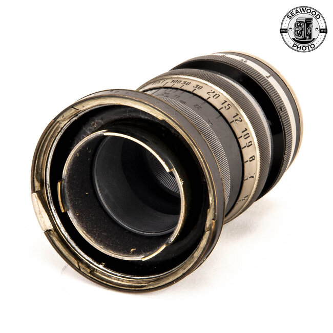 Zeiss 85mm f/4 Triotar black for Contax Rangefinder GOOD