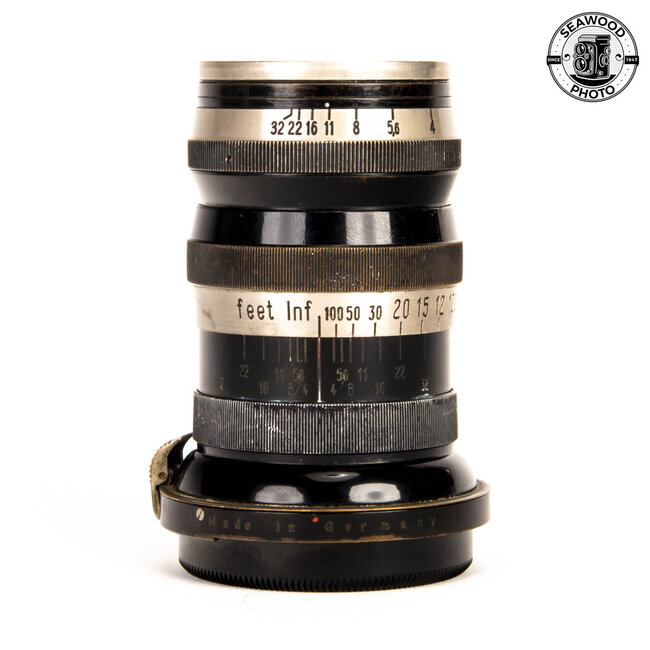 Zeiss 85mm f/4 Triotar black for Contax Rangefinder GOOD