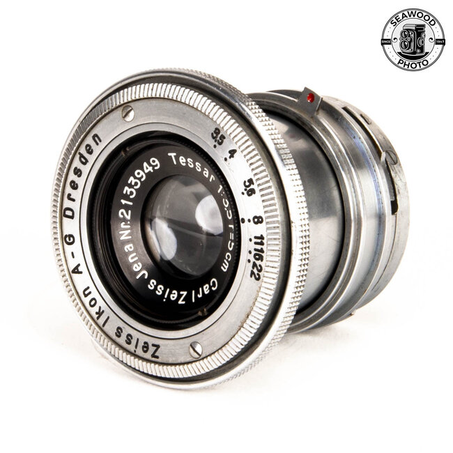 Carl Zeiss 5CM 50mm f3.5 Tessar Lens for Contax Rangefinder GOOD