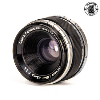 Canon Canon 35mm f/2.8 Lens Leica M39 Mount w/Shade EXCELLENT