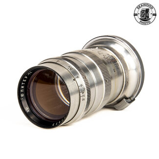 Silver Jupiter-11 4/135 Telephoto Lens for Contax and Kiev GOOD