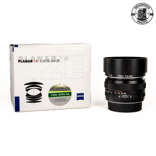 Zeiss 50mm f/1.4 Planar T* ZE Canon EF EXCELLENT
