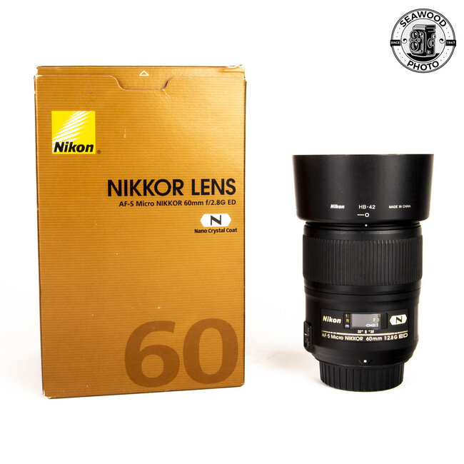 Nikon AF-S Micro Nikkor 60mm f/2.8 G ED EXCELLENT