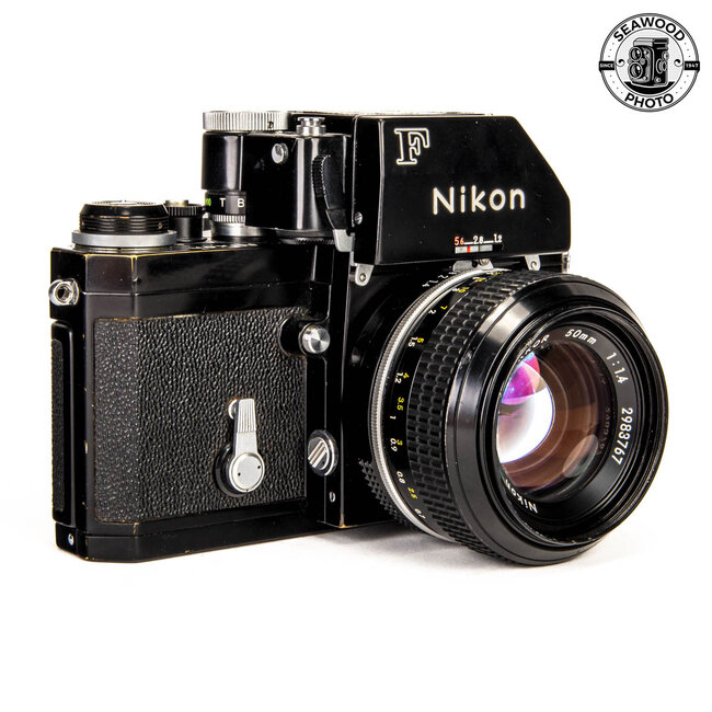 Nikon F (Black) w/ Nikkor 50mm f/1.4 GOOD