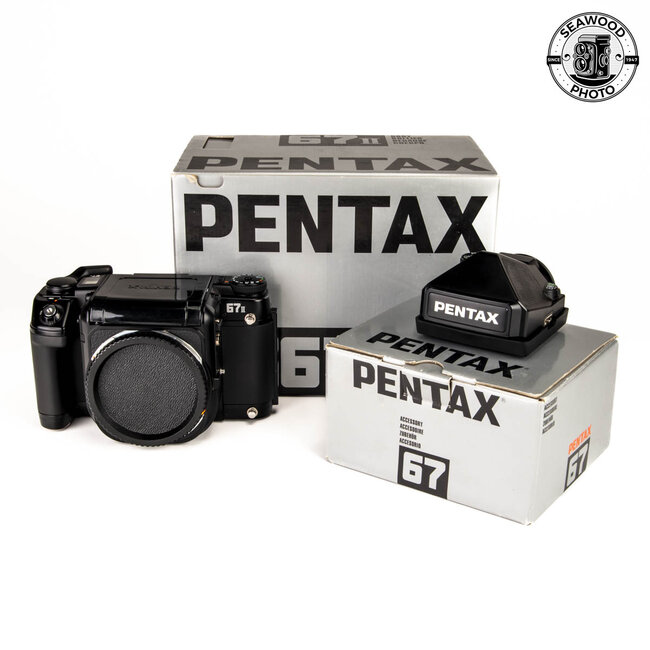 Pentax 67II Body and Metered Prism Like New