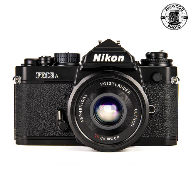 Nikon FM3A w/ Voigtlander Ultron 40mm f/2 SL EXCELLENT