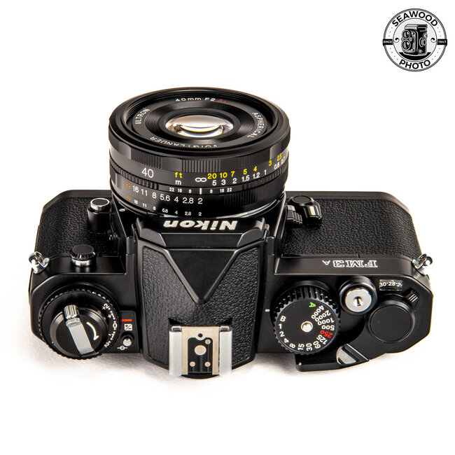 Nikon FM3A w/ Voigtlander Ultron 40mm f/2 SL EXCELLENT