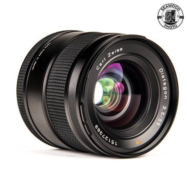 Contax 645 55mm f3.5 Distagon w/Shade GOOD+