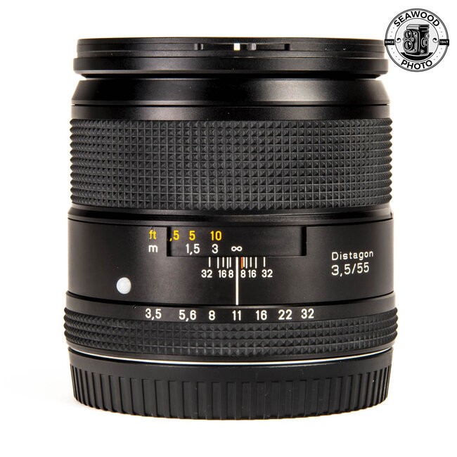 Contax 645 55mm f3.5 Distagon w/Shade GOOD+