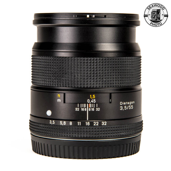 Contax 645 55mm f3.5 Distagon w/Shade GOOD+