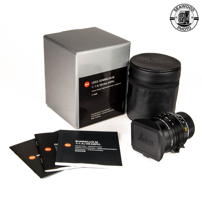 Leica Summilux-M 28mm f/1.4 ASPH 116-68 LIKE NEW
