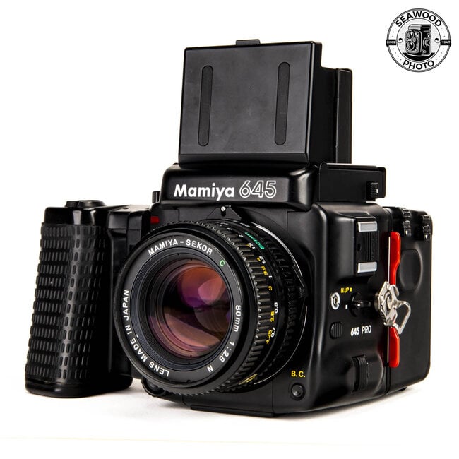 Mamiya 645 PRO w/ Sekor C 80mm f/2.8 & Power Winder GOOD+
