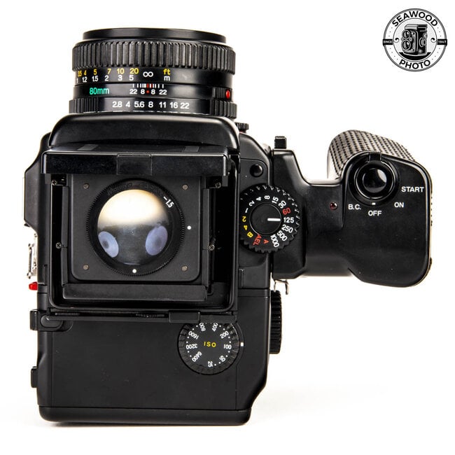 Mamiya 645 PRO w/ Sekor C 80mm f/2.8 & Power Winder GOOD+