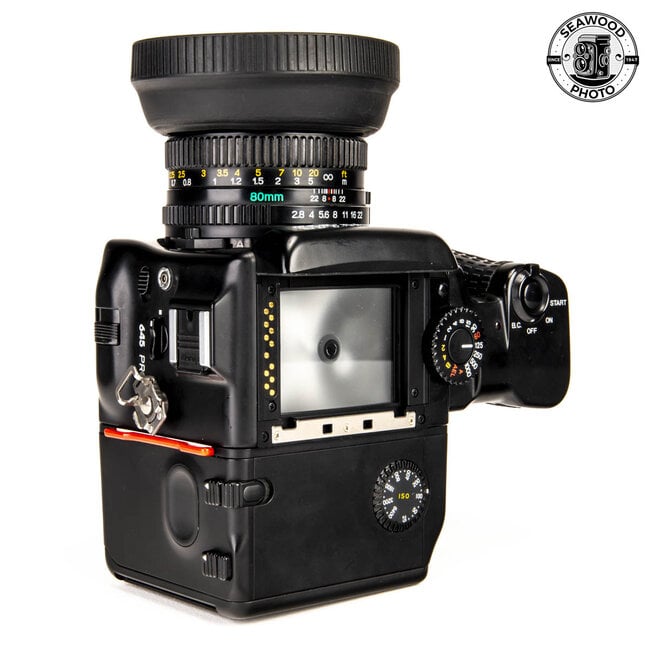 Mamiya 645 PRO w/ Sekor C 80mm f/2.8 & Power Winder GOOD+