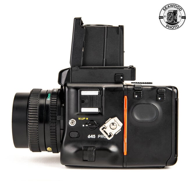 Mamiya 645 PRO w/ Sekor C 80mm f/2.8 & Power Winder GOOD+