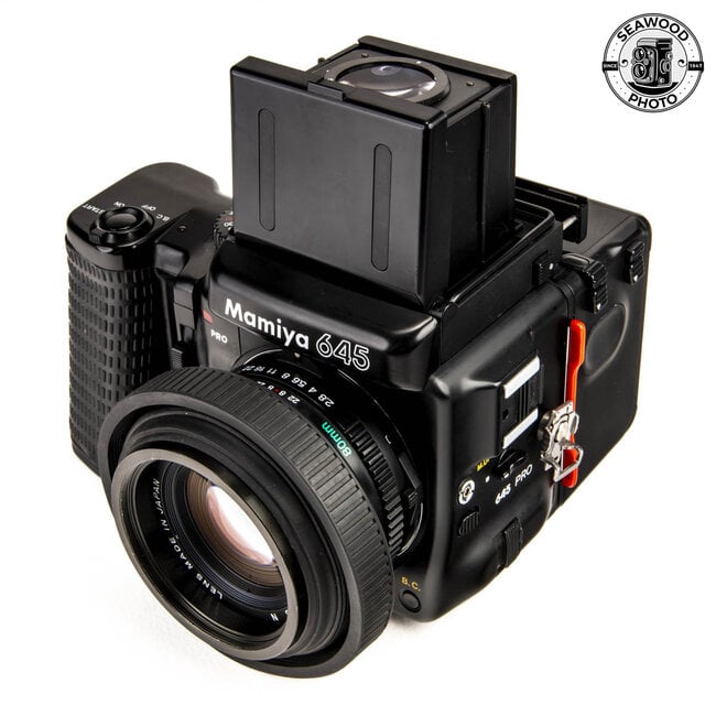 Mamiya 645 PRO w/ Sekor C 80mm f/2.8 & Power Winder GOOD+