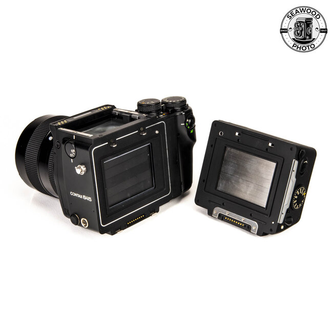 Contax 645 w/80mm f2 Planar and AE Prism GOOD