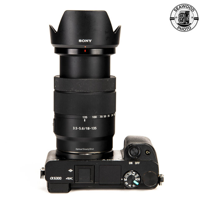 Sony a6300 24.2MP w/ 18-135mm f/3.5-5.6 GOOD-